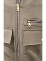 BLOUSON TAUPE POCHES PLAQUEES & ZIPPEE LAINE M1R 915Z V02988 63 PAUL SMITH HOMME boutique Strasbourg zoom