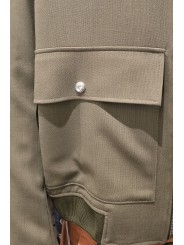 BLOUSON TAUPE POCHES PLAQUEES & ZIPPEE LAINE M1R 915Z V02988 63 PAUL SMITH HOMME boutique Strasbourg poche