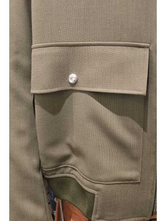 BLOUSON TAUPE POCHES PLAQUEES & ZIPPEE LAINE M1R 915Z V02988 63 PAUL SMITH HOMME boutique Strasbourg poche