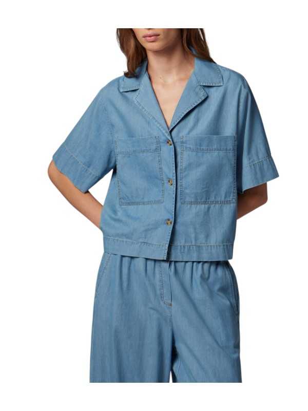 CHEMISETTE DENIM LEGER DELAVE W2R 402B V31051 42 PAUL SMITH FEMME veste boutique Strasbourg store face