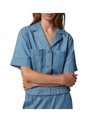 CHEMISETTE DENIM LEGER DELAVE W2R 402B V31051 42 PAUL SMITH FEMME veste boutique Strasbourg store vue