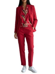 VESTE TAILLEUR LIN FUSHIA 2 BOUTONS W1R 111PA V01427 22 PAUL SMITH femme boutique Strasbourg woman store look