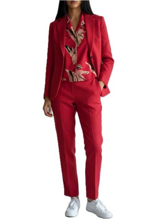 VESTE TAILLEUR LIN FUSHIA 2 BOUTONS W1R 111PA V01427 22 PAUL SMITH femme boutique Strasbourg woman store look