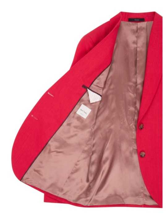 VESTE TAILLEUR LIN FUSHIA 2 BOUTONS W1R 111PA V01427 22 PAUL SMITH femme boutique Strasbourg woman store doublure