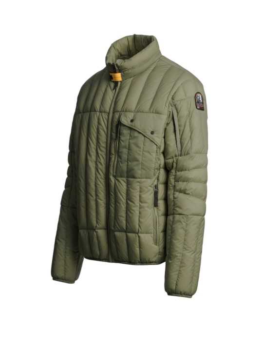 DOUDOUNE KUON VERT LICHEN KAKI PMPUIP01 0284 PARAJUMPERS HOMME Strasbourg profil