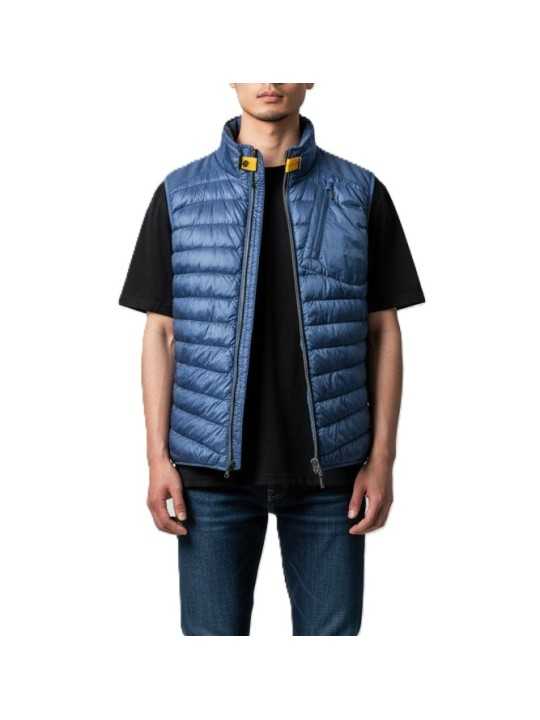 DOUDOUNE LIGHT ZAVIER SANS MANCHE BLEU TRUE BLUE PMHYWU03 0276 PARAJUMPERS HOMMe Strasbourg boutique open