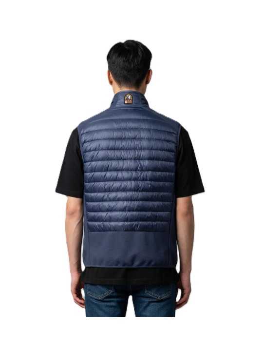 DOUDOUNE LIGHT ZAVIER SANS MANCHE BLEU TRUE BLUE PMHYWU03 0276 PARAJUMPERS HOMMe Strasbourg boutique dos