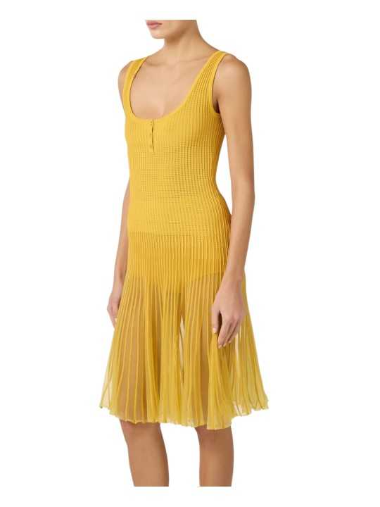 ROBE MAILLE CULOTTE JAUNE SUN BRETELLES AM 10B 4661 EV4 ELISABETTA FRANCHI Strasbourg profil