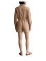 COMBISHORT DENIM CAMEL DAINO MANCHES LONGUES TJ 47N3693 A16 ELISABETTA FRANCHI FEMME Strasbourg boutique dos