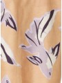 CHEMISETTE BEIGE PRINT POISSSONS LILAS W1R 386B V11224 12 PAUL SMITH FEMME boutique Strasbourg imprmé