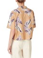 CHEMISETTE BEIGE PRINT POISSSONS LILAS W1R 386B V11224 12 PAUL SMITH FEMME boutique Strasbourg dos