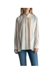 CHEMISE ECRUE RAYURES MULTI COTON LYOCELL W1R 351B V03018 06 PAUL SMITH FEMME look