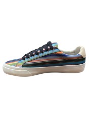 Sneakers toile rayures multicolore Paul Smith homme M2S AMS19 UPLY 92 baskets boutique Strasbourg int