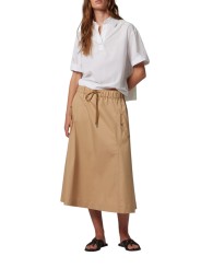 JUPE LONGUE LARGE TAILLE ELASTIQUEE BEIGE W2R 307S V31432 61 PAUL SMITH FEMME look