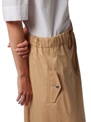 JUPE LONGUE LARGE TAILLE ELASTIQUEE BEIGE W2R 307S V31432 61 PAUL SMITH FEMME profil