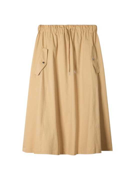 JUPE LONGUE LARGE TAILLE ELASTIQUEE BEIGE W2R 307S V31432 61 PAUL SMITH FEMME solo