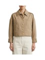 BLOUSON POCHES PLAQUEES SANGLES POIGNETS TAUPE ARGILLA GB 005 6338 229 Elisabetta Franchi femme strasbourg boutique face