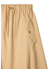 JUPE LONGUE LARGE TAILLE ELASTIQUEE BEIGE W2R 307S V31432 61 PAUL SMITH FEMME boutique Strasbourg détail