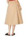 JUPE LONGUE LARGE TAILLE ELASTIQUEE BEIGE W2R 307S V31432 61 PAUL SMITH FEMME boutique Strasbourg dos