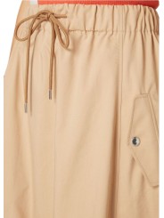 JUPE LONGUE LARGE TAILLE ELASTIQUEE BEIGE W2R 307S V31432 61 PAUL SMITH FEMME boutique Strasbourg détail1