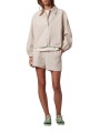 SHORT SEER SUCKER RAYE BLANC BEIGE W2R 393T V31431 01 PAUL SMITH FEMME look 2