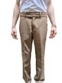 PANTALON GURKHA PATTE TAILLE VISCOSE STRETCH CAMEL U7119 A5566 18 UNGARO HOMME strasbourg boutique face