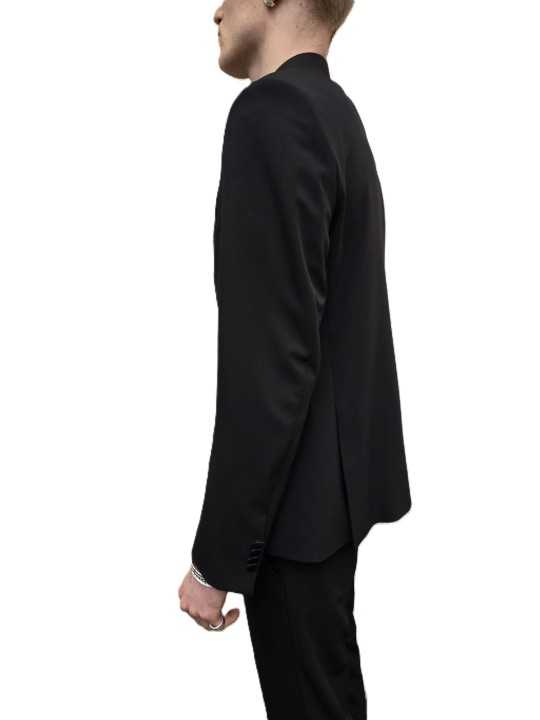 SMOKING NOIR COL SWARO FLEURS ALGUES U5001 BRZ9 A5196 80 UNGARO HOMME vêtement one profil