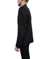 SMOKING NOIR COL SWARO FLEURS ALGUES U5001 BRZ9 A5196 80 UNGARO HOMME vêtement one profil