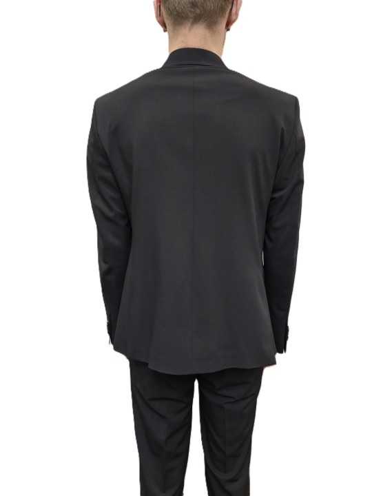 SMOKING NOIR COL SWARO FLEURS ALGUES U5001 BRZ9 A5196 80 UNGARO HOMME vêtement one dos