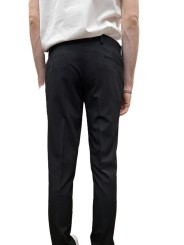 SMOKING NOIR COL SWARO FLEURS ALGUES U5001 BRZ9 A5196 80 UNGARO HOMME vêtement dos pant