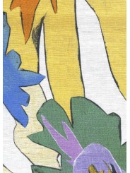 CHEMISE LIN COTON BLANC PRINT COLIBRI FLEURS MULTI W1R 351B V11251 01 PAUL SMITH femme détail