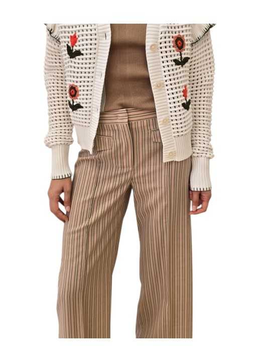 PANTALON RAYE BRUN ROSE POCHES PLAQUEES AVANT W2R 388T V31425 62 PAUL SMITH boutique Strasbourg concept-store look1