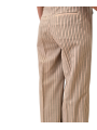 PANTALON RAYE BRUN ROSE POCHES PLAQUEES AVANT W2R 388T V31425 62 PAUL SMITH boutique Strasbourg concept-store profil