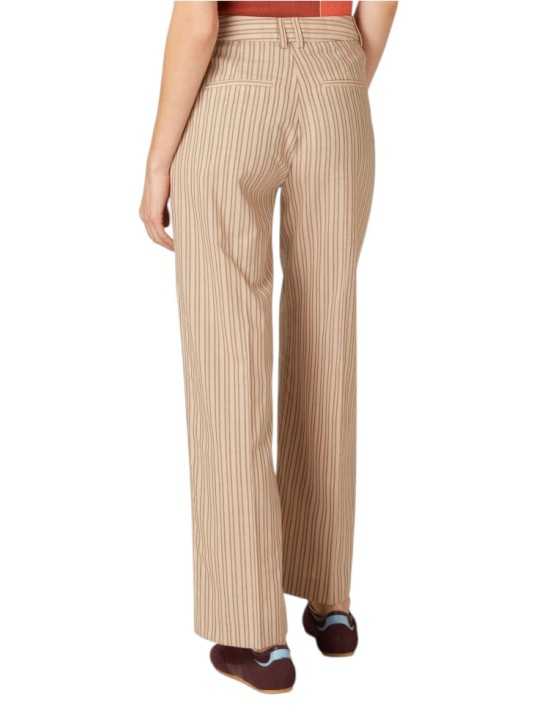 PANTALON RAYE BRUN ROSE POCHES PLAQUEES AVANT W2R 388T V31425 62 PAUL SMITH boutique Strasbourg concept-store dos