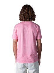 TSHIRT MILO W COL V COTON PIMA SOFT PINK ANONYM HOMME Strasbourg concept dos