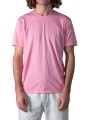 TSHIRT MILO W COL V COTON PIMA SOFT PINK ANONYM HOMME Strasbourg concept face