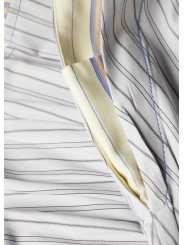 ROBE COTON RAYEE PATCH CIEL JAUNE POLY W1R 716D V11227 08 PAUL SMITH FEMME boutique détail1