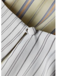 ROBE COTON RAYEE PATCH CIEL JAUNE POLY W1R 716D V11227 08 PAUL SMITH FEMME boutique dos1