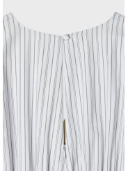 ROBE COTON RAYEE PATCH CIEL JAUNE POLY W1R 716D V11227 08 PAUL SMITH FEMME boutique détail3