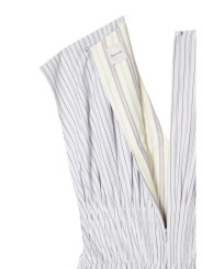 ROBE COTON RAYEE PATCH CIEL JAUNE POLY W1R 716D V11227 08 PAUL SMITH FEMME boutique détail2