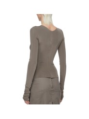 TOP NEOPRENE LIGHT DUST TEMPLE TOP RO01F 6277 JSV 34 RICK OWENS TEMPLE FEMME boutique Strasbourg dos