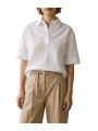 CHEMISETTE SEER SUCKER BLANCHE COTON BRODERIE DOS W2R 395B V31433 01 PAUL SMITH FEMme look
