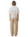 CHEMISETTE SEER SUCKER BLANCHE COTON BRODERIE DOS W2R 395B V31433 01 PAUL SMITH FEMme back look