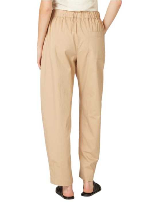 PANTALON COTON STRETCH BEIGE TAILLE ELASTIQUEE W2R 392T V31432 61 PAUL SMITH FEMme boutique Strasbourg dos
