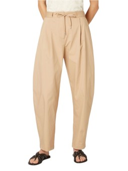 PANTALON COTON STRETCH BEIGE TAILLE ELASTIQUEE W2R 392T V31432 61 PAUL SMITH FEMme boutique Strasbourg face