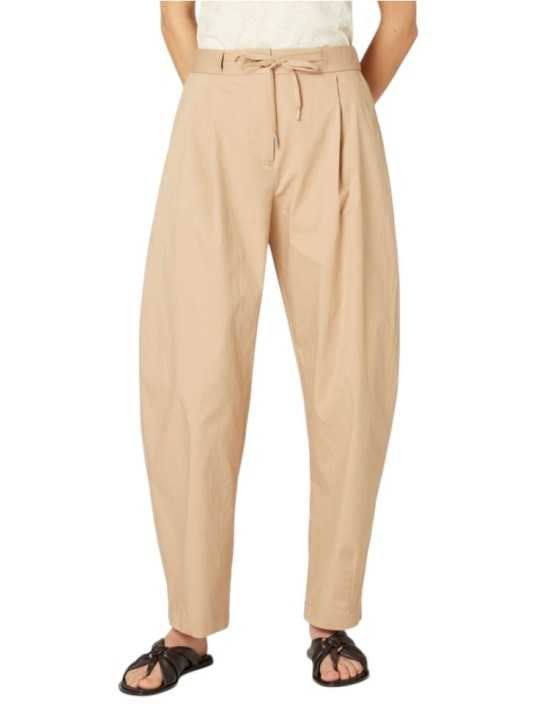 PANTALON COTON STRETCH BEIGE TAILLE ELASTIQUEE W2R 392T V31432 61 PAUL SMITH FEMme boutique Strasbourg face