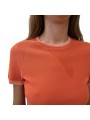 MAILLE MANCHES COURTES ORANGE BORD ROSE W2R 805N V31444 19 PAUL SMITH FEMME BOUTIQUE Strasbourg col