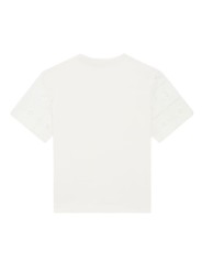 TSHIRT BLANC MANCHES COURTES BRODERIES W2R 430V V31440 02 PAUL SMITH FEMME boutique Strasbourg store flatdos