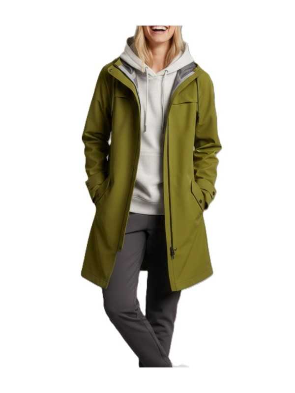 IMPERMEABLE BEAU NUAGE KAKI 901532 9450 BY MONTAGUT jacket Strasbourg femme ou homme face