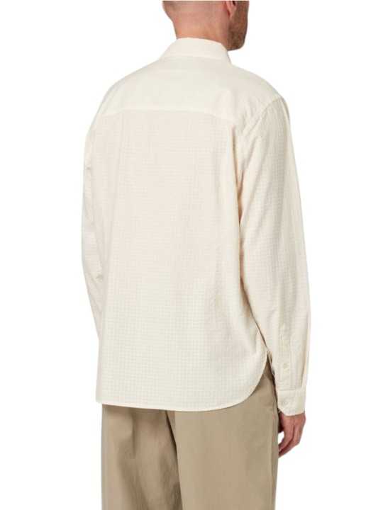 CHEMISE ECRUE QUADRILLEE RELIEF M2R 895Z V22646 04 PAUL SMITH HOMME shirt boutique Strasbourg dos